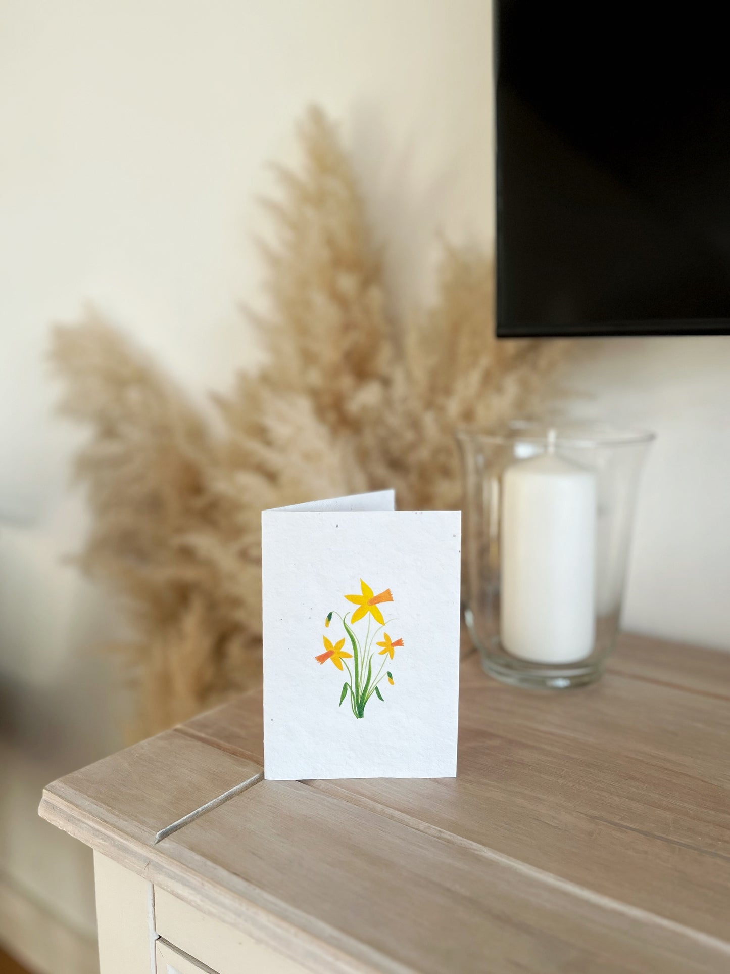 Muscari & Daffodil Duo - Wildflower Seeded Greeting Card