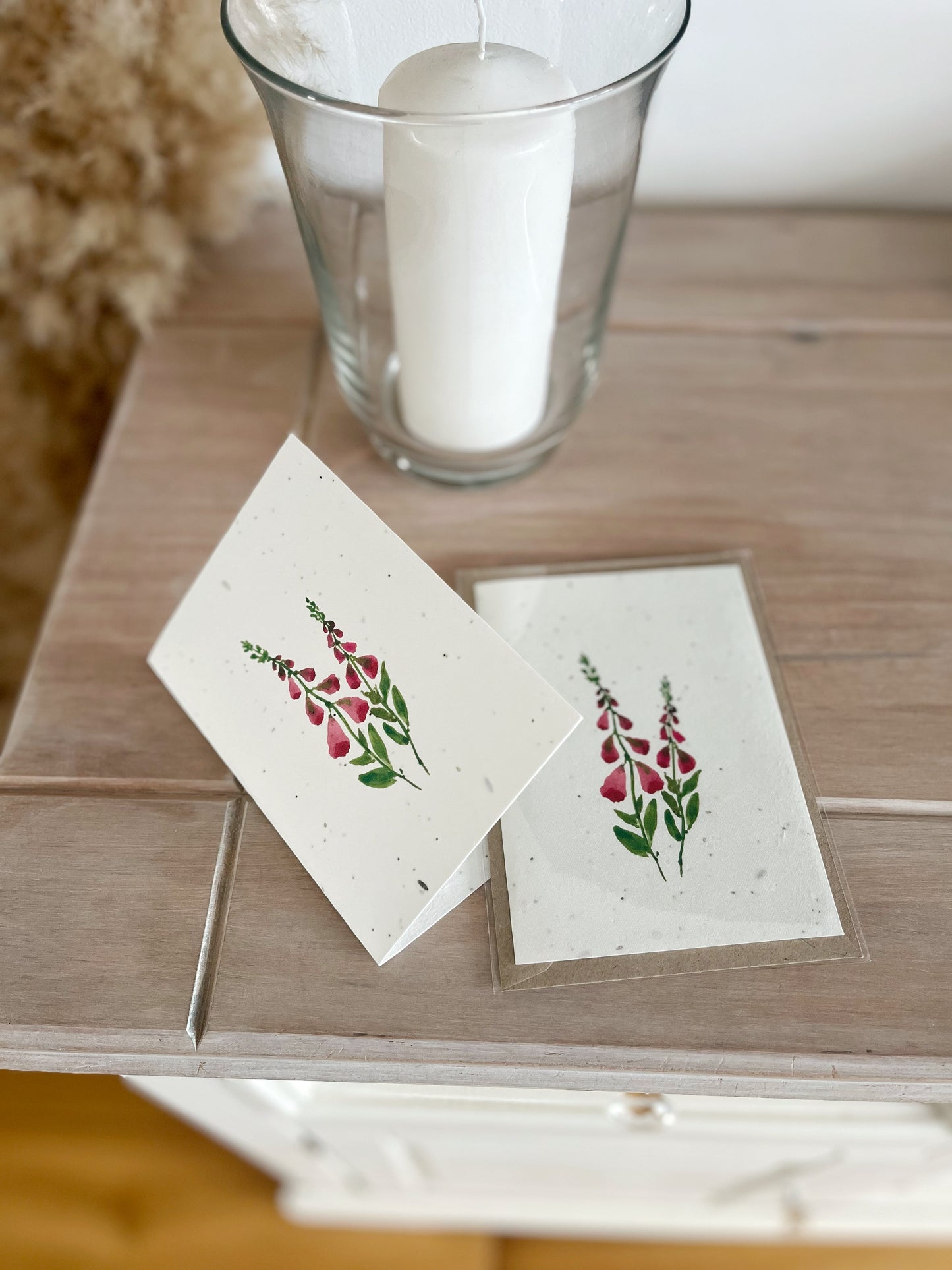 Foxglove - Wildflower Seeded Greeting Card