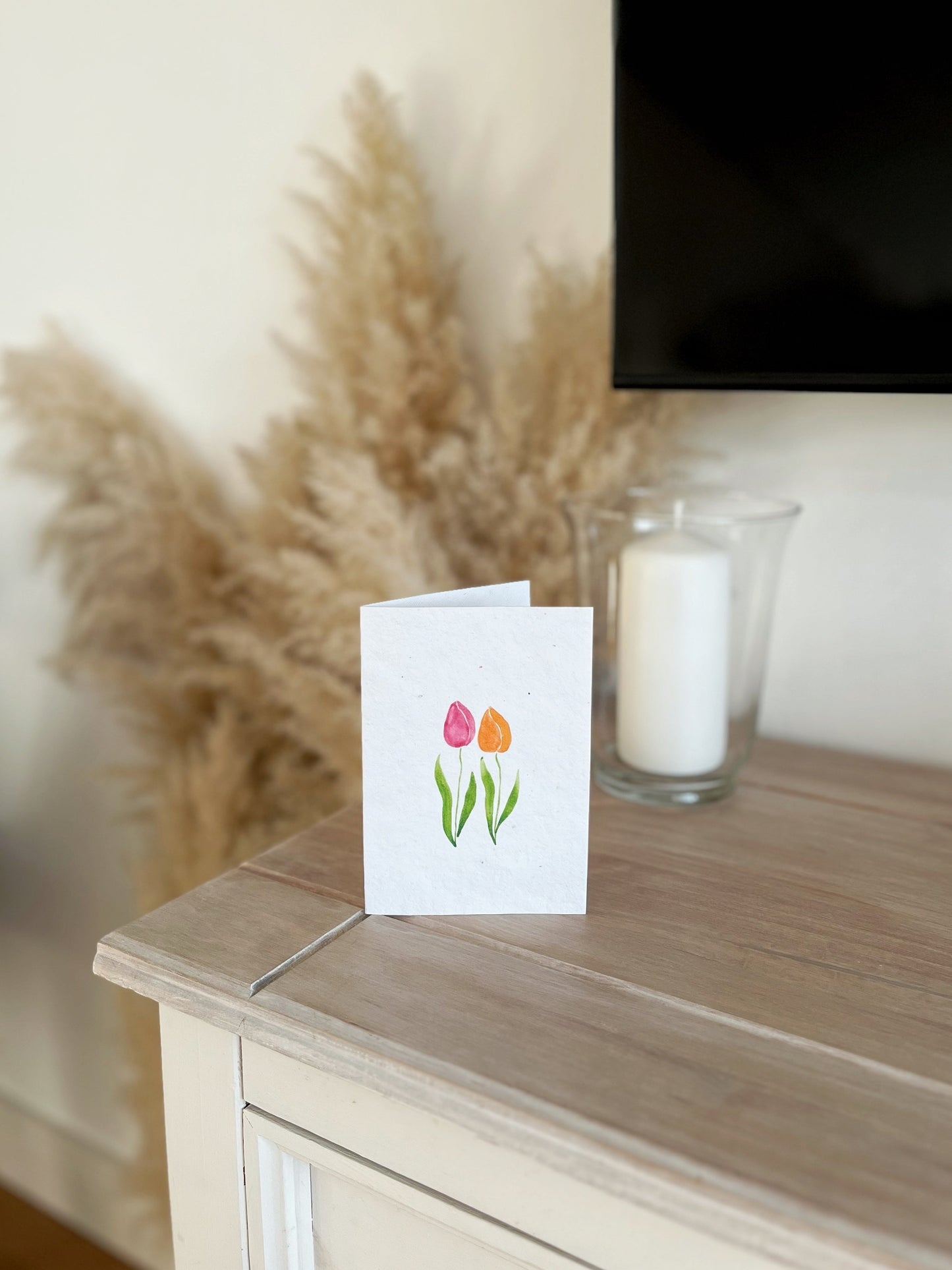 Tulip Duo - Wildflower Seeded Greeting Card