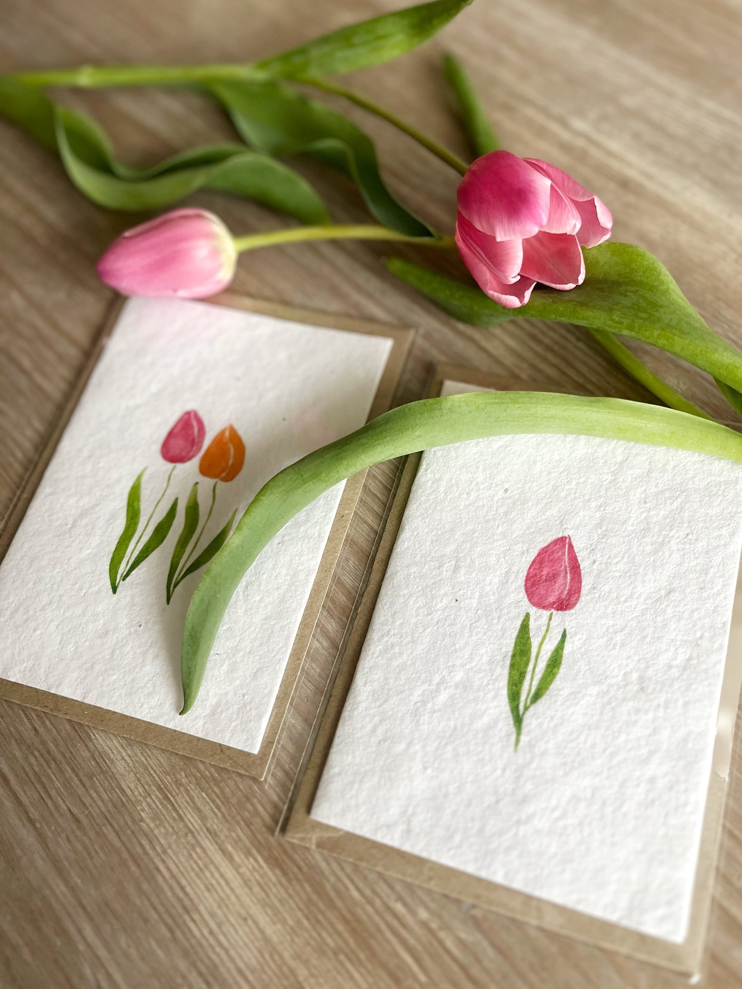 Tulip Duo - Wildflower Seeded Greeting Card