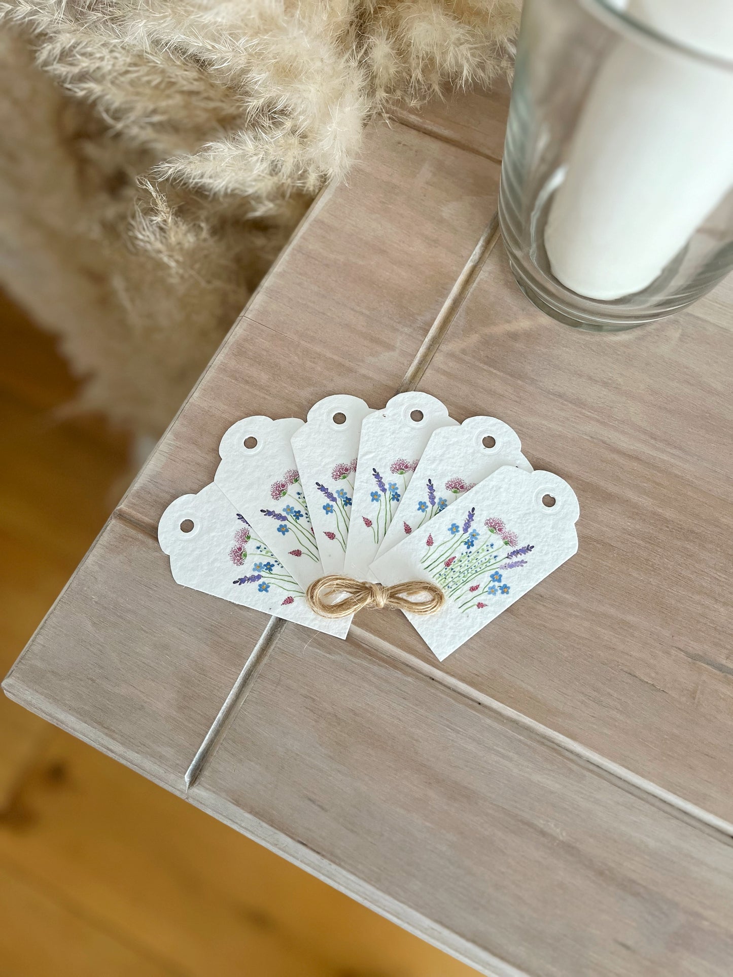 Pinks - Wildflower Seeded Gift Tags | Pack of 6