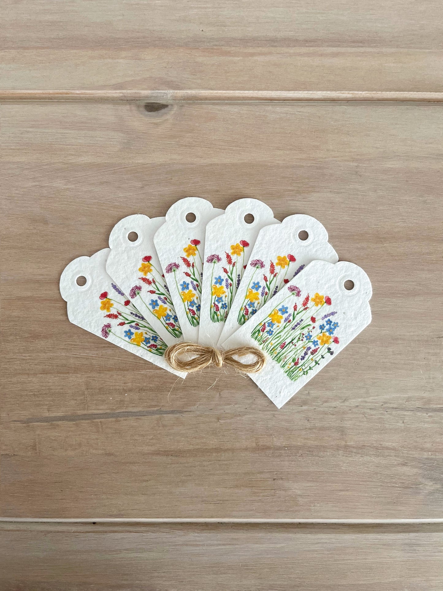Wildflowers - Wildflower Seeded Gift Tags | Pack of 6