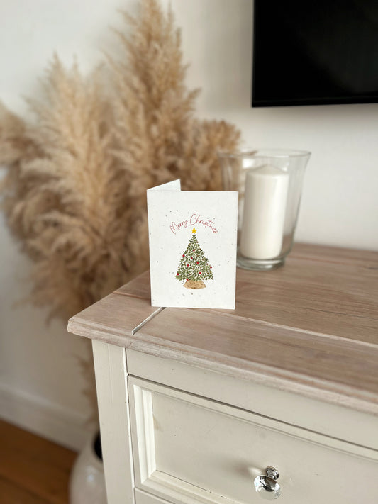 Christmas Tree - Wildflower Seeded Gift Card