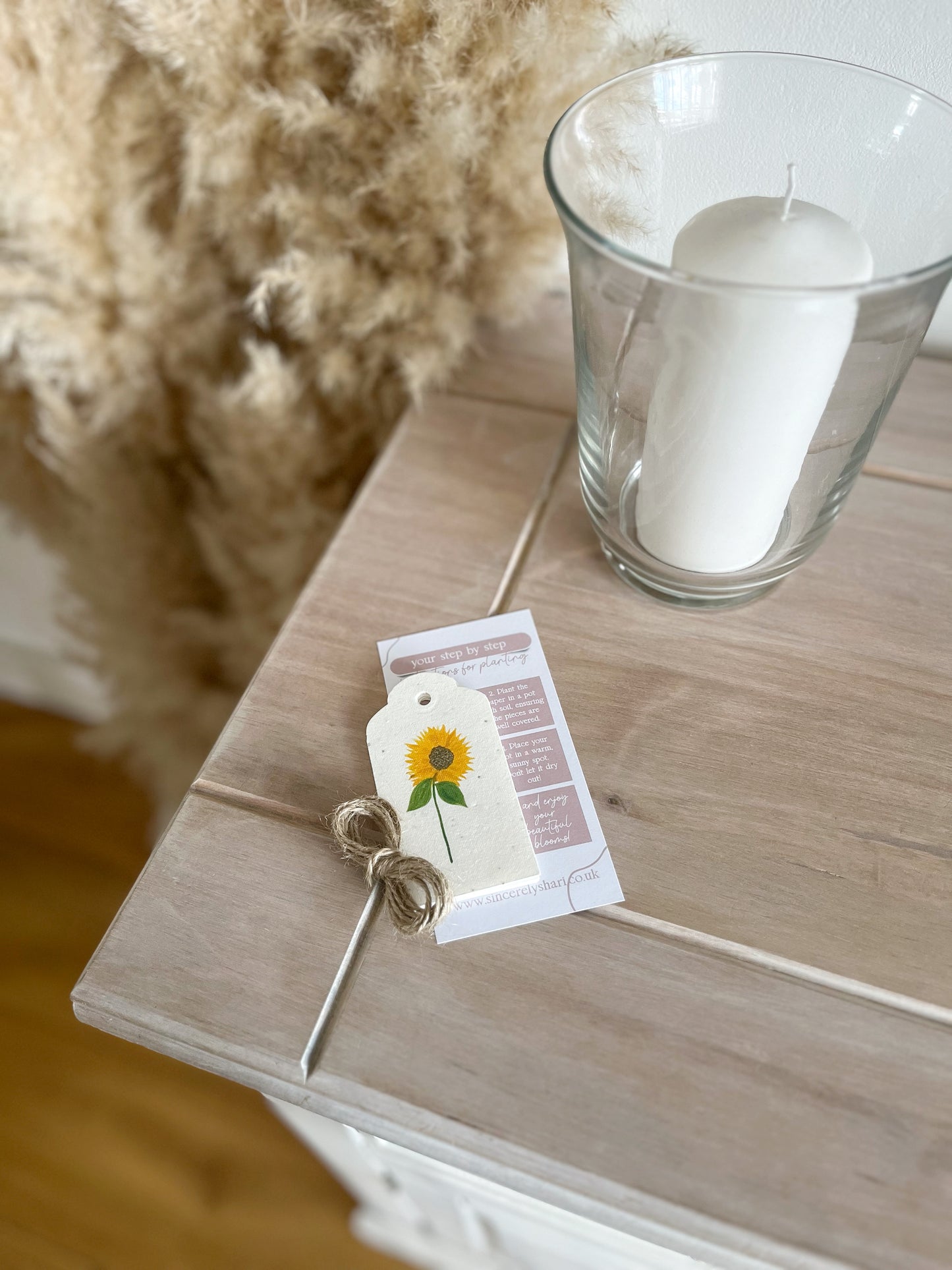 Sunflower - Wildflower Seeded Gift Tags | Pack of 6