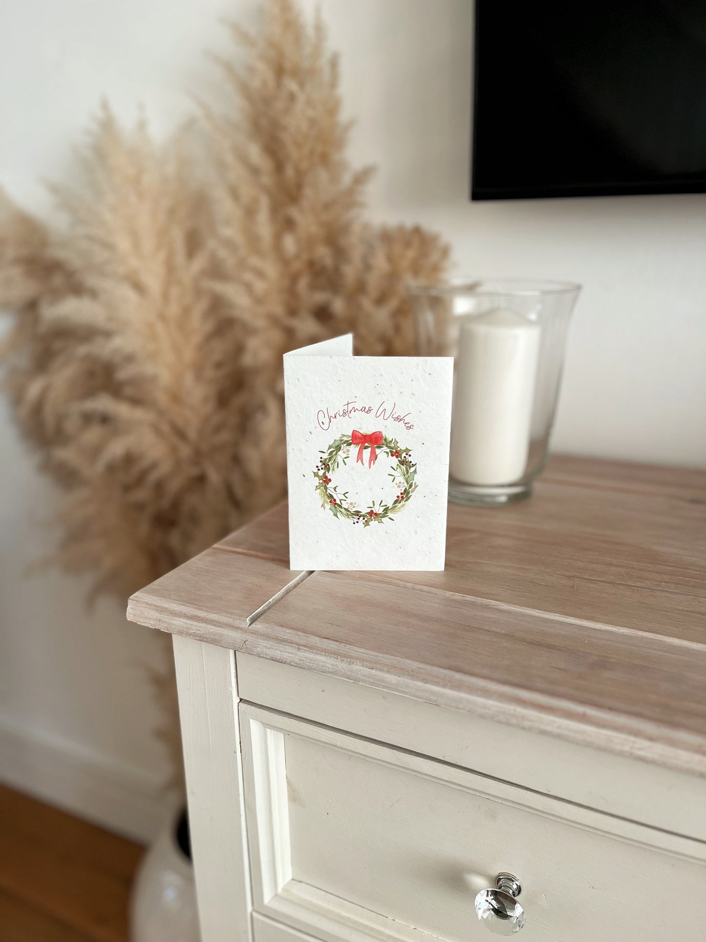 Christmas Wreath - Wildflower Seeded Gift Card