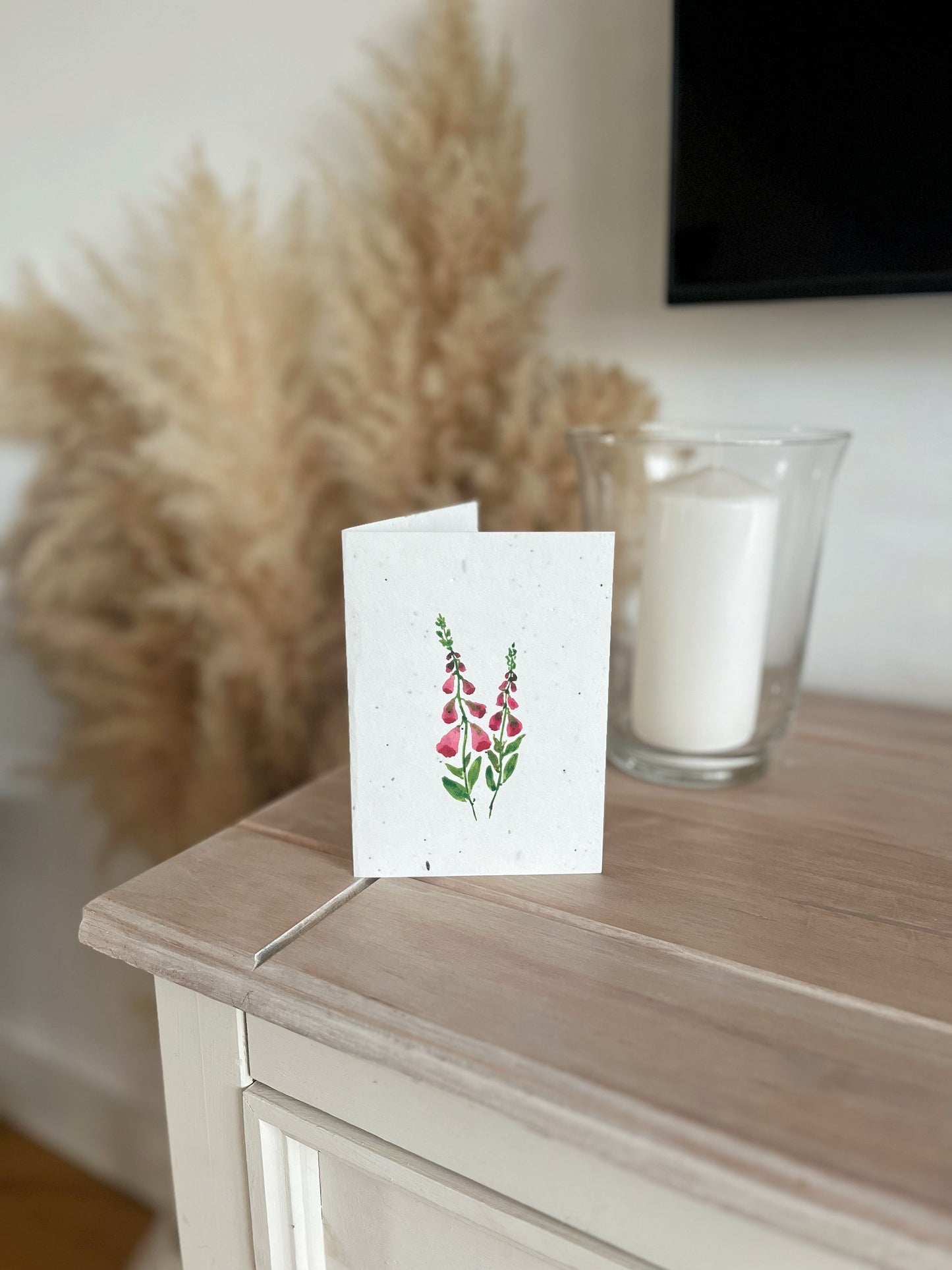 Foxglove - Wildflower Seeded Greeting Card