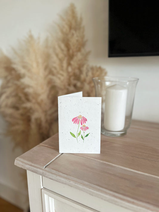 Echinacea - Wildflower Seeded Greeting Card