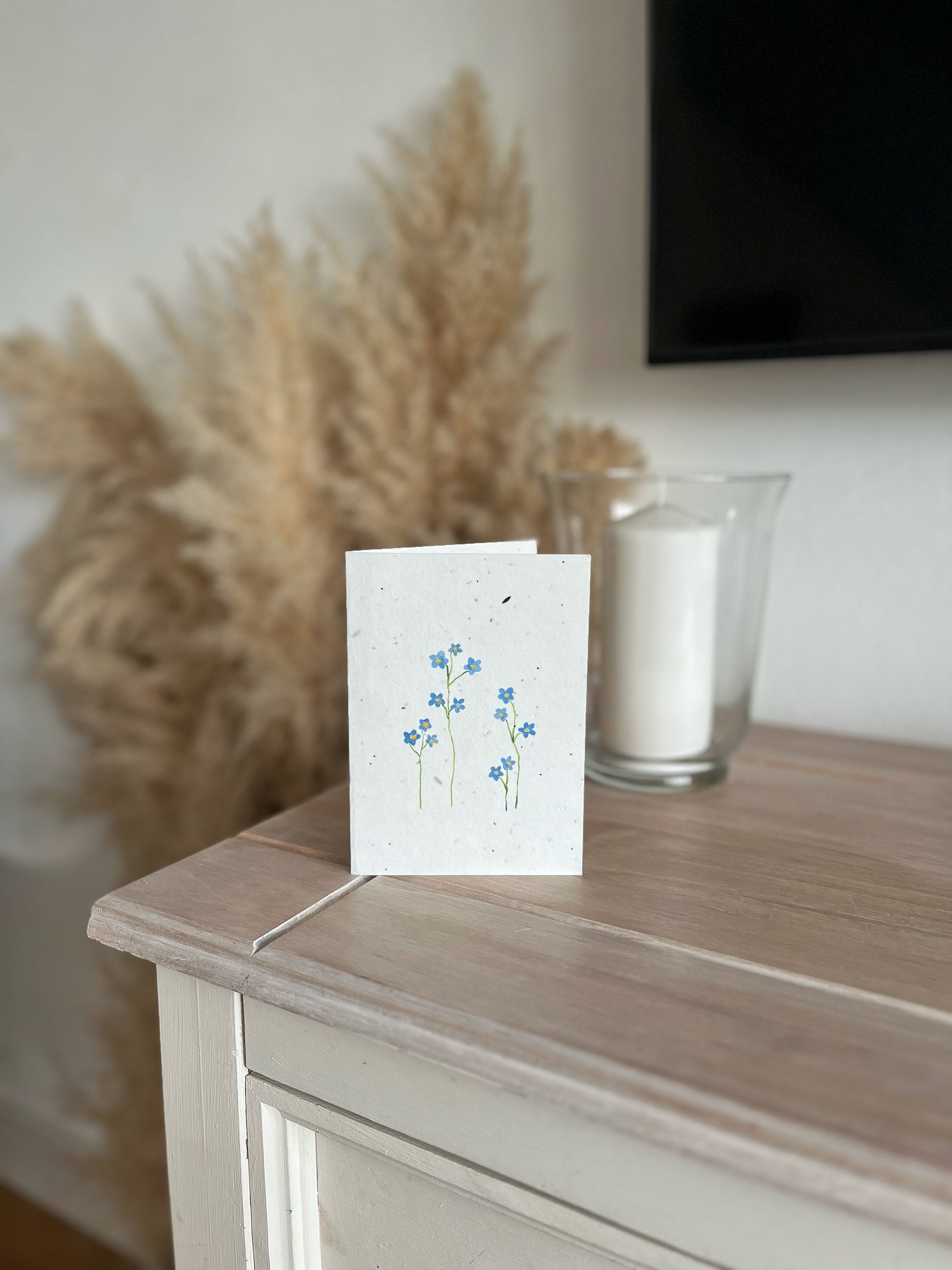 forget me not seeded plantable card