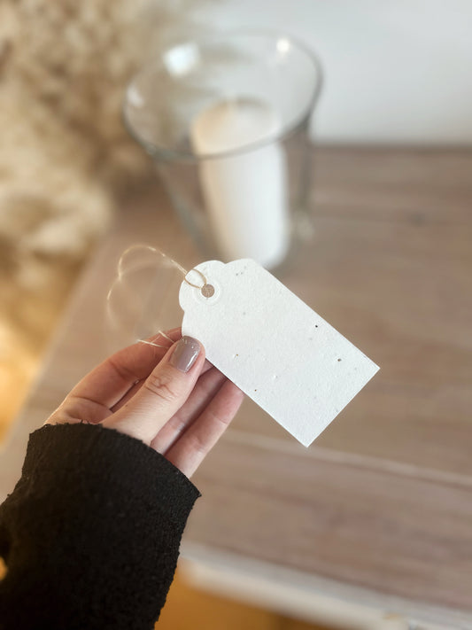 Poppy Seeded Gift Tags | Pack of 12