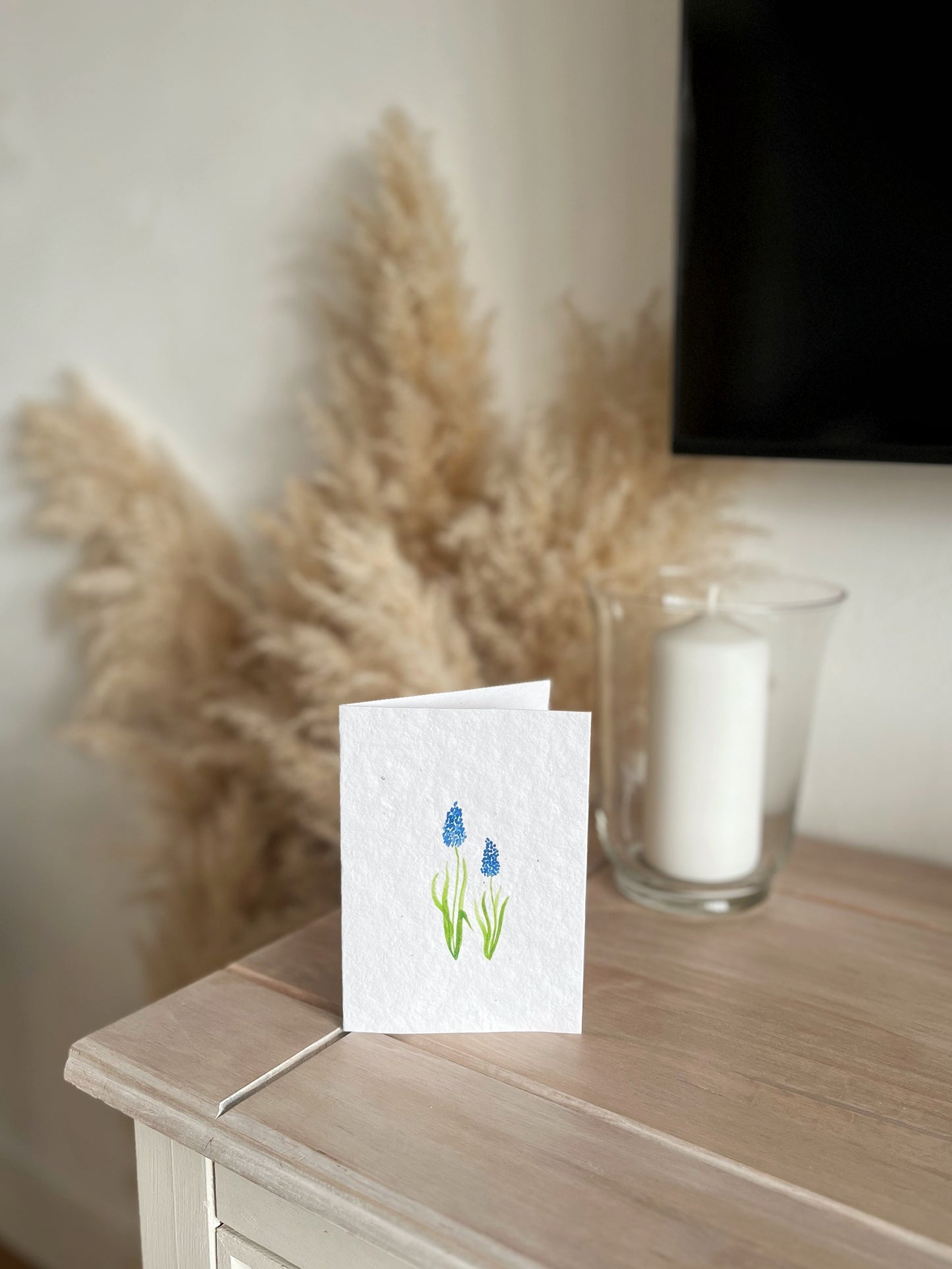 Muscari & Daffodil Duo - Wildflower Seeded Greeting Card