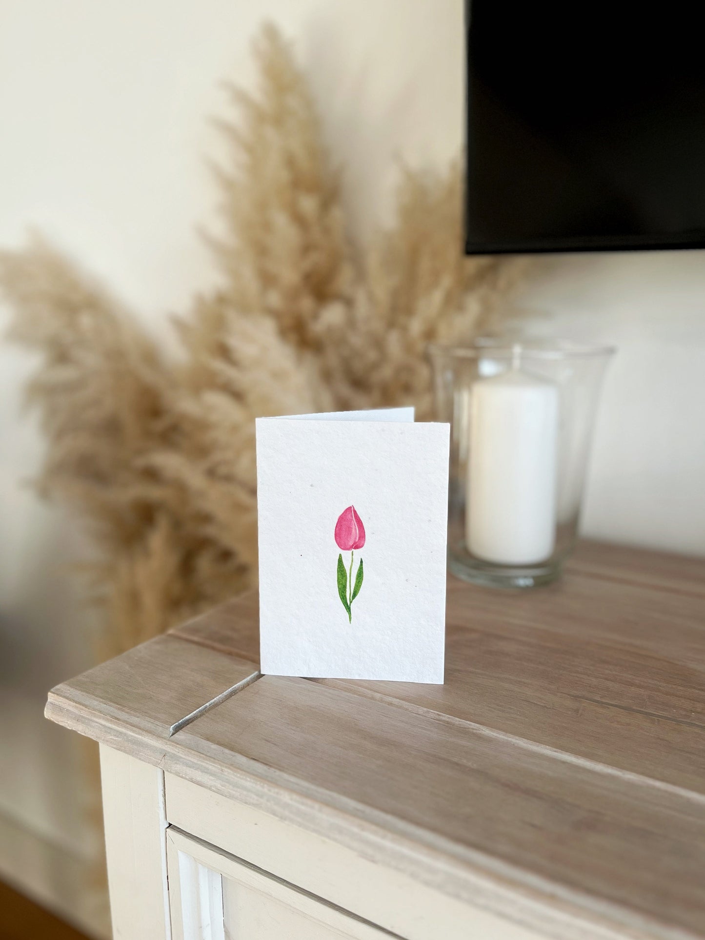 Tulip Duo - Wildflower Seeded Greeting Card