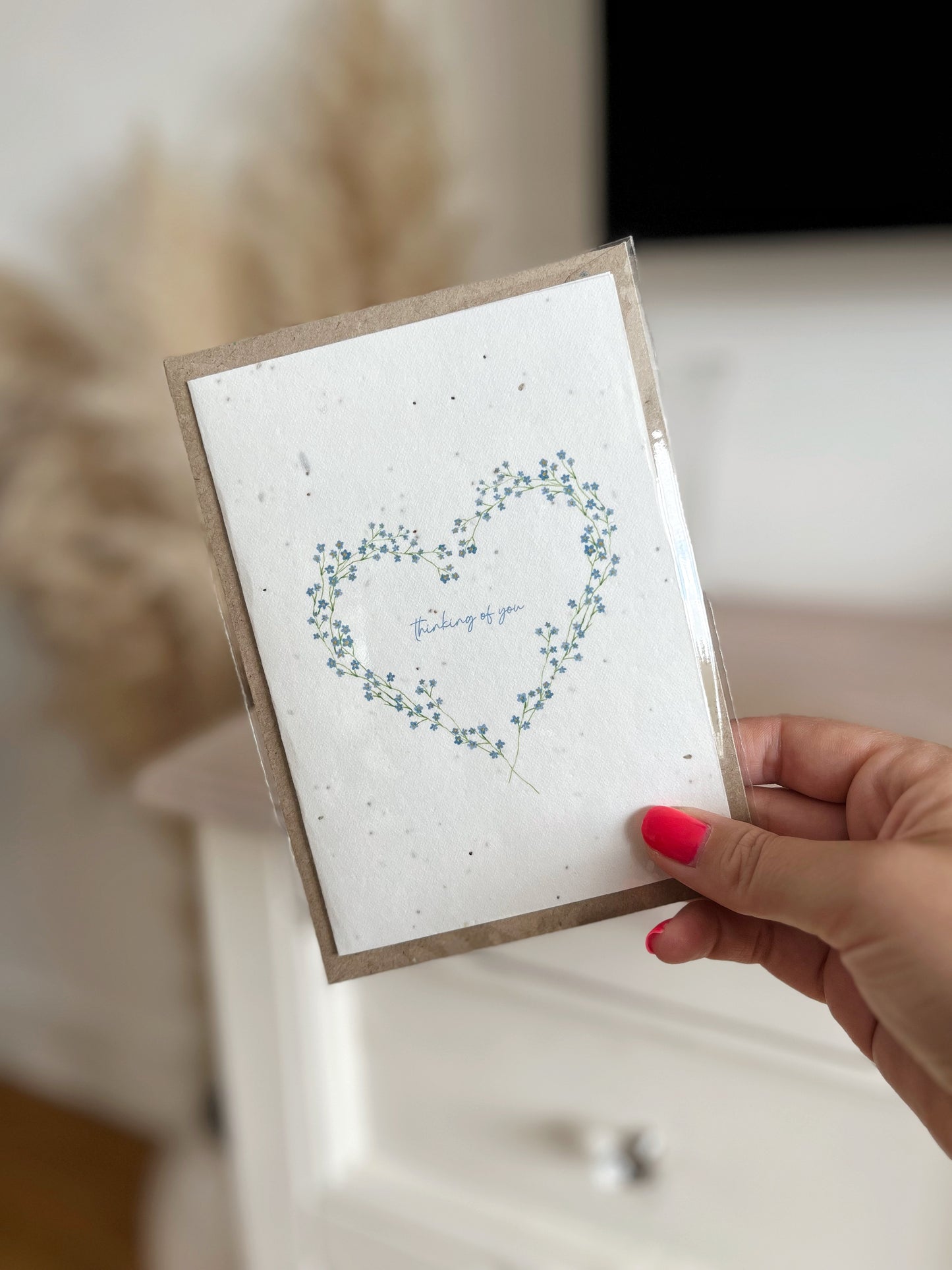 Thinking of you - Wildflower Seeded Greeting Card