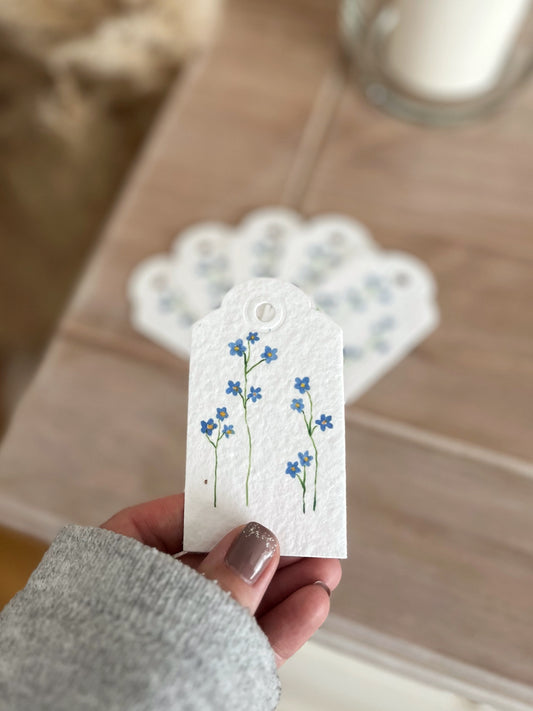 Forget me not - Wildflower Seeded Gift Tags | Pack of 6