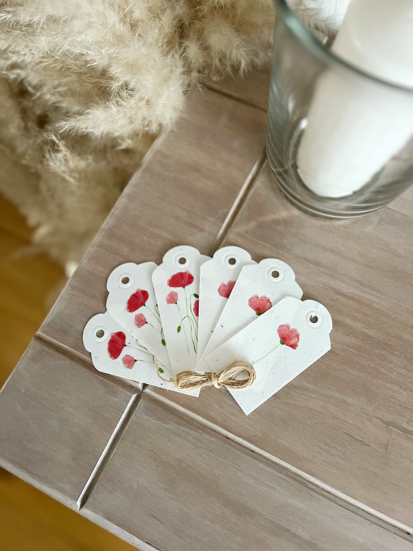 Poppy Seeded Gift Tags | Pack of 6