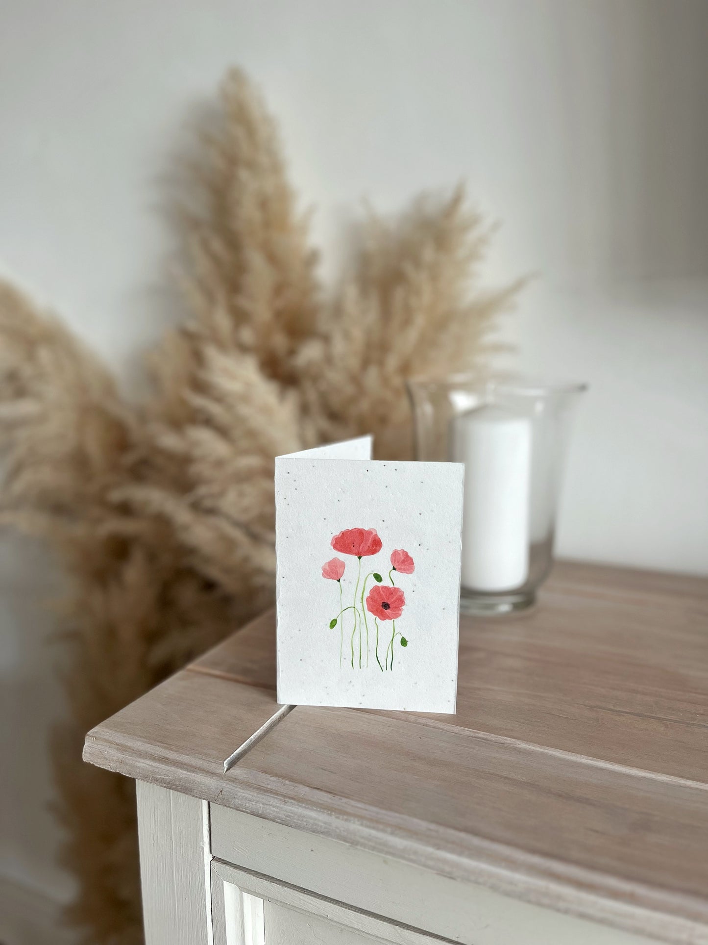 Poppy Seeded Greeting Card