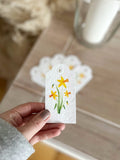 Daffodil - Wildflower Seeded Gift Tags | Pack of 6
